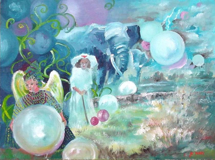 #10 The Land of Counterpane 12x16