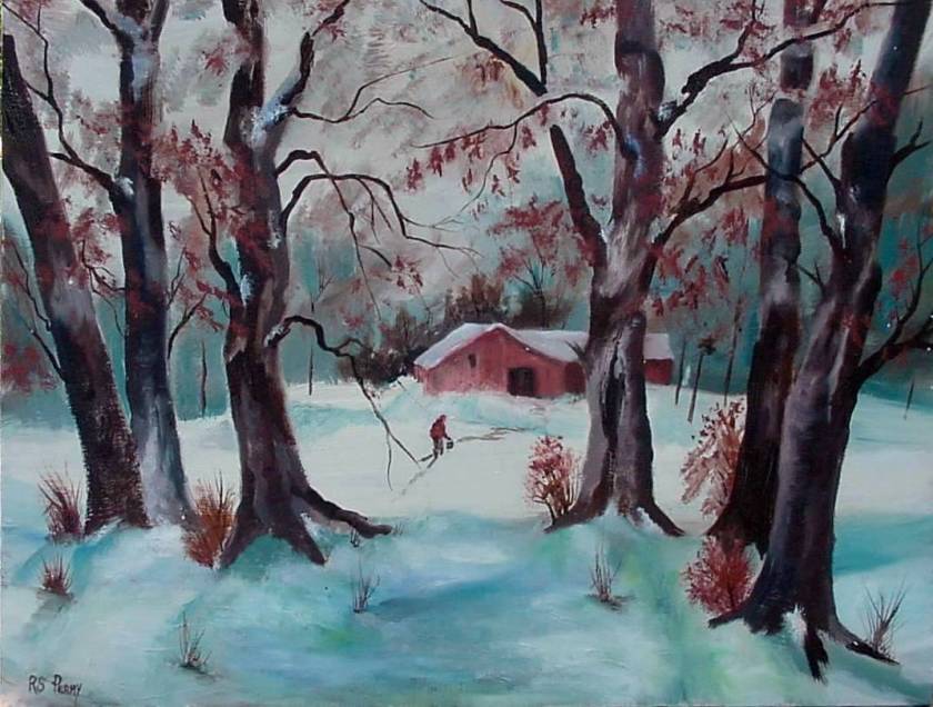 #20 Snowy Landscape 20x24
