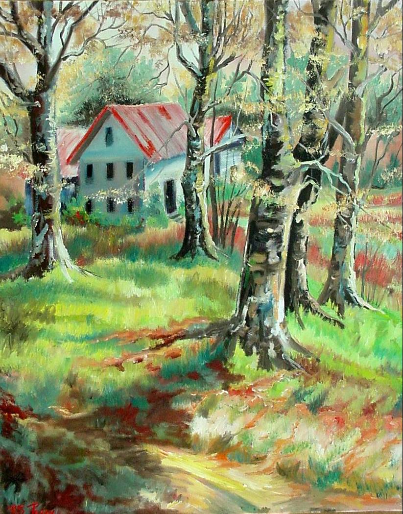 #43 At Home In The Country 16x20