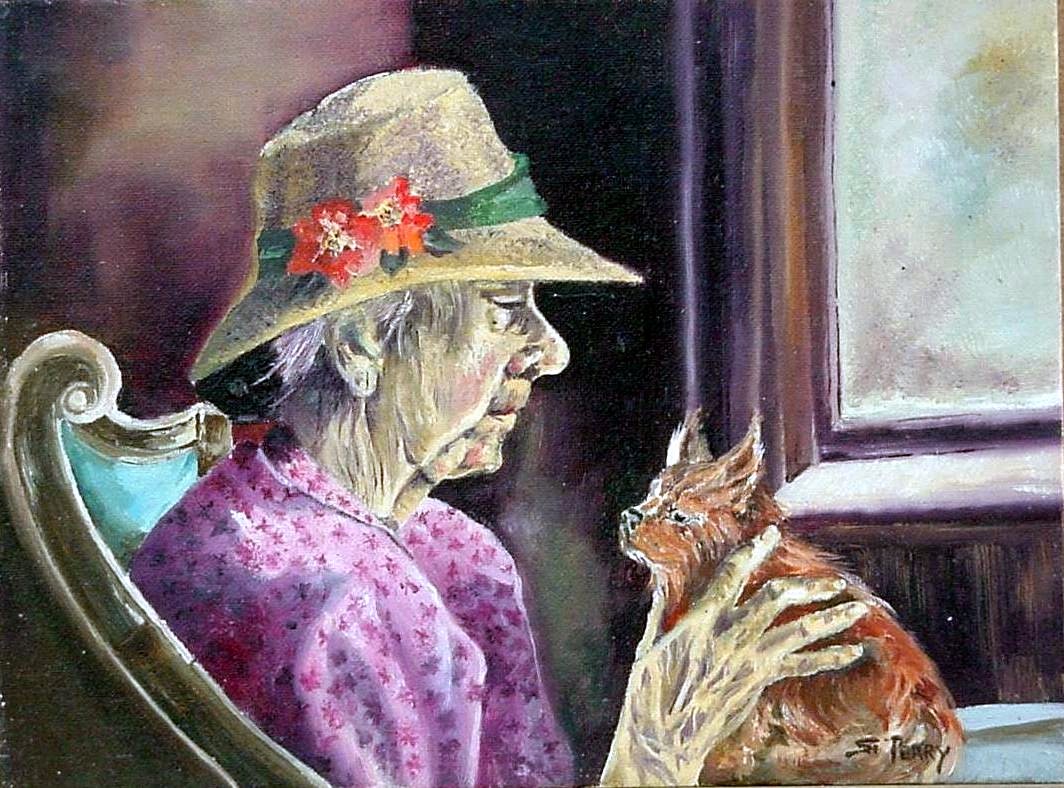 #51 Old Friends 9x12 (Sold)